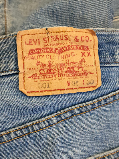 Vintage Levi’s 501 WPL 423 Straight Button Jeans W36 L30