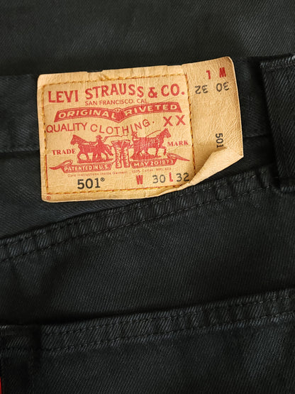 Vintage Levi’s 501  Straight Button Jeans W30 L32