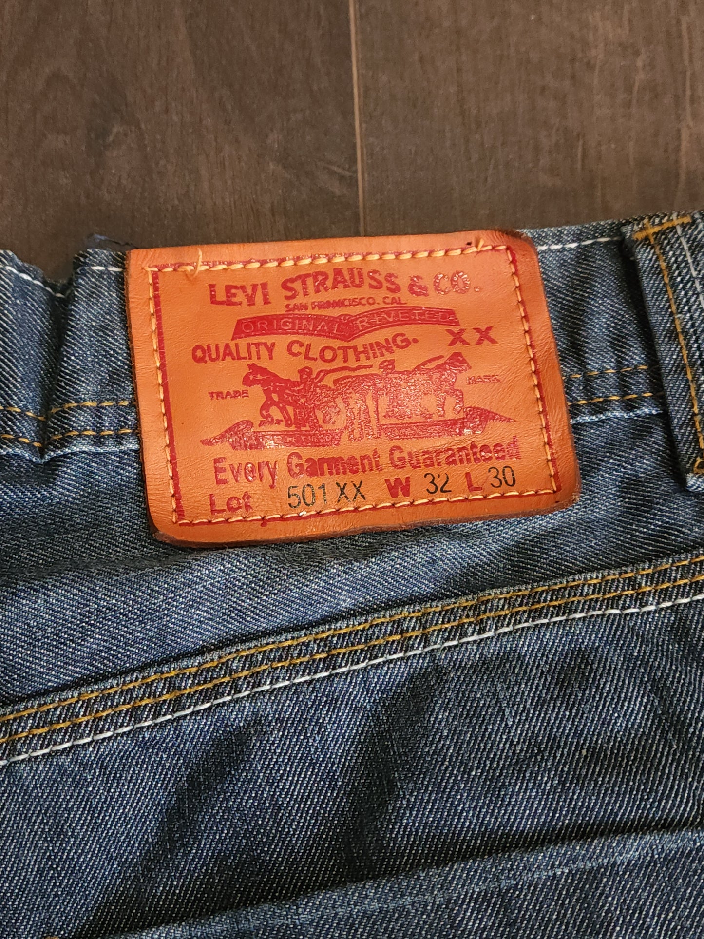 Vintage Levi’s 501XX Straight Button Jeans W32 L30